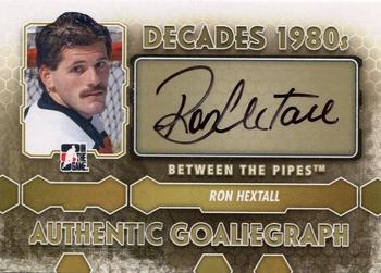 2012-13 In The Game Between The Pipes - Authentic Goaliegraphs #A-RH Ron Hextall Front