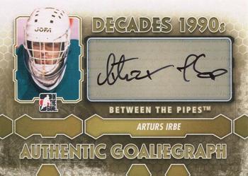 2012-13 In The Game Between The Pipes - Authentic Goaliegraphs #A-AI Arturs Irbe Front