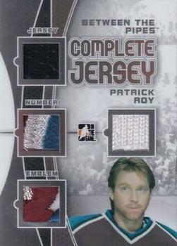 2012-13 In The Game Between The Pipes - Complete Jersey Silver #CJ-12 Patrick Roy Front