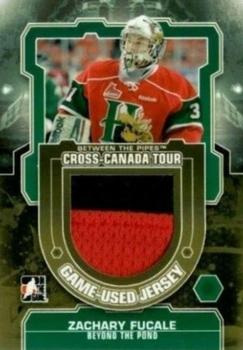 2012-13 In The Game Between The Pipes - Jerseys Gold #M-22 Zachary Fucale Front