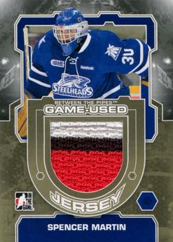 2012-13 In The Game Between The Pipes - Jerseys Gold #M-45 Spencer Martin Front