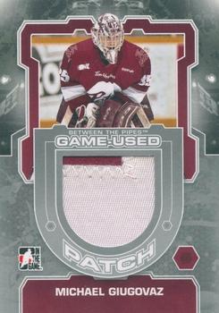2012-13 In The Game Between The Pipes - Jerseys Patch Silver #M-28 Michael Giugovaz Front
