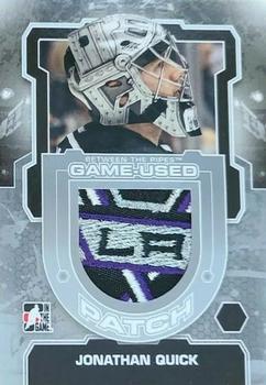 2012-13 In The Game Between The Pipes - Jerseys Patch Silver #M-52 Jonathan Quick Front