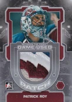 2012-13 In The Game Between The Pipes - Jerseys Patch Silver #M-54 Patrick Roy Front