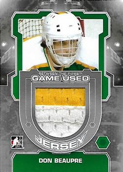 2012-13 In The Game Between The Pipes - Jerseys Silver #M-04 Don Beaupre Front