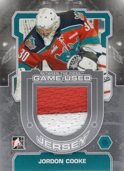 2012-13 In The Game Between The Pipes - Jerseys Silver #M-14 Jordon Cooke Front