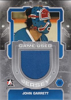 2012-13 In The Game Between The Pipes - Jerseys Silver #M-24 John Garrett Front