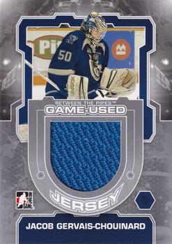 2012-13 In The Game Between The Pipes - Jerseys Silver #M-25 Jacob Gervais-Chouinard Front