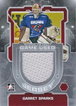 2012-13 In The Game Between The Pipes - Jerseys Silver #M-55 Garret Sparks Front
