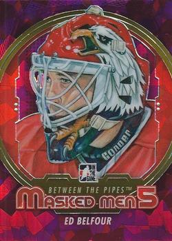 2012-13 In The Game Between The Pipes - Masked Men 5 Rainbow Foil #MM-2 Ed Belfour Front