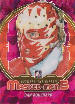 2012-13 In The Game Between The Pipes - Masked Men 5 Rainbow Foil #MM-3 Dan Bouchard Front
