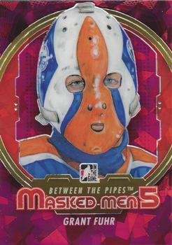 2012-13 In The Game Between The Pipes - Masked Men 5 Rainbow Foil #MM-11 Grant Fuhr Front