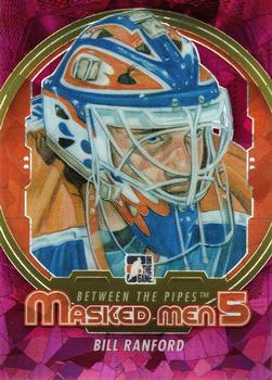 2012-13 In The Game Between The Pipes - Masked Men 5 Rainbow Foil #MM-39 Bill Ranford Front