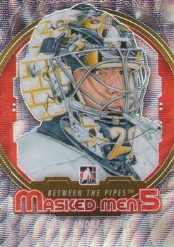 2012-13 In The Game Between The Pipes - Masked Men 5 Silver Foil #MM-9 Marc-Andre Fleury Front