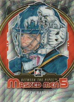 2012-13 In The Game Between The Pipes - Masked Men 5 Silver Foil #MM-32 Evgeni Nabokov Front