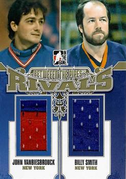 2012-13 In The Game Between The Pipes - Rivals Gold #RV-08 John Vanbiesbrouck / Billy Smith Front