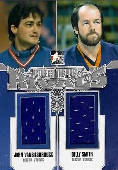 2012-13 In The Game Between The Pipes - Rivals Silver #RV-08 John Vanbiesbrouck / Billy Smith Front