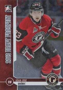 2012-13 In The Game Draft Prospects #1 Adam Erne Front