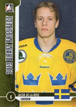 2012-13 In The Game Draft Prospects #18 Jacob de-la-Rose Front