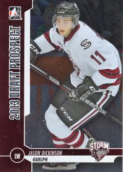 2012-13 In The Game Draft Prospects #19 Jason Dickinson Front