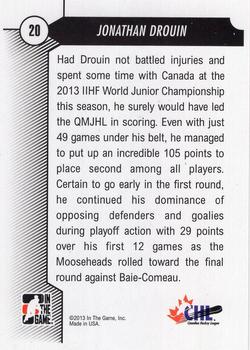 2012-13 In The Game Draft Prospects #20 Jonathan Drouin Back