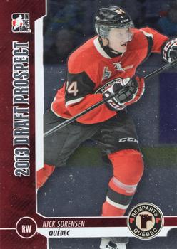 2012-13 In The Game Draft Prospects #31 Nick Sorensen Front