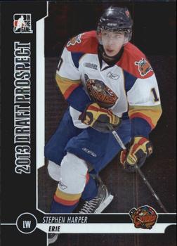 2012-13 In The Game Draft Prospects #44 Stephen Harper Front