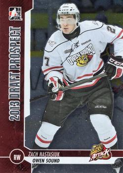 2012-13 In The Game Draft Prospects #53 Zach Nastasiuk Front