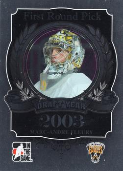 2012-13 In The Game Draft Prospects #119 Marc-Andre Fleury Front