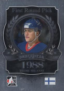 2012-13 In The Game Draft Prospects #142 Teemu Selanne Front