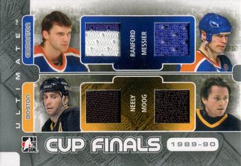 2012-13 In The Game Ultimate Memorabilia - Cup Finals #NNO Bill Ranford / Mark Messier / Cam Neely / Andy Moog Front