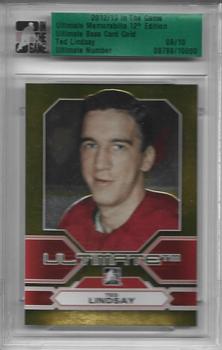 2012-13 In The Game Ultimate Memorabilia - Gold #NNO Ted Lindsay Front