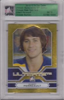 2012-13 In The Game Ultimate Memorabilia - Gold #NNO Gilbert Perreault Front