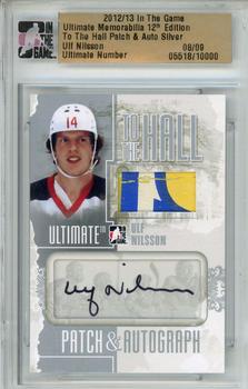 2012-13 In The Game Ultimate Memorabilia - To the Hall Autograph Patches #24 Ulf Nilsson Front