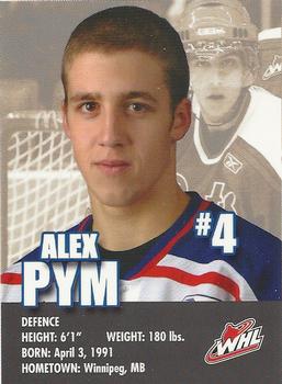 2007-08 Co-op Regina Pats (WHL) #22 Alex Pym Back