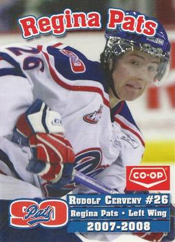 2007-08 Co-op Regina Pats (WHL) #4 Rudolf Cerveny Front
