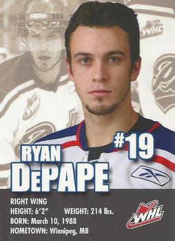2007-08 Co-op Regina Pats (WHL) #5 Ryan DePape Back