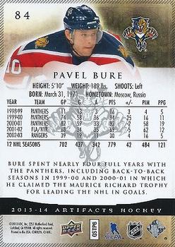 2013-14 Upper Deck Artifacts #84 Pavel Bure Back