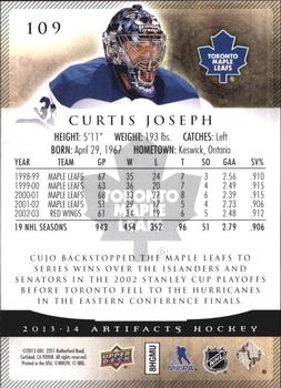 Curtis Joseph Gallery  Trading Card Database