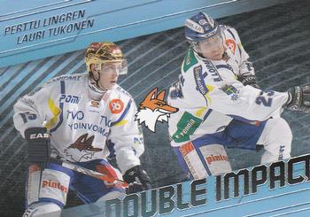 2011-12 Cardset Finland - Double Impact #DI8 Perttu Lindgren / Lauri Tukonen Front