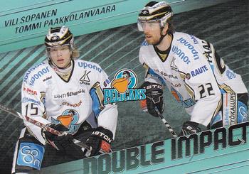2011-12 Cardset Finland - Double Impact #DI9 Vili Sopanen / Tommi Paakkolanvaara Front