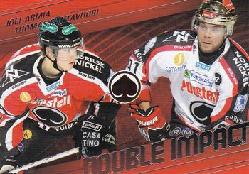2011-12 Cardset Finland - Double Impact #DI13 Joel Armia / Tuomas Santavuori Front