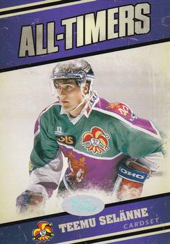 2011-12 Cardset Finland - All-Timers #AT 5 Teemu Selänne Front
