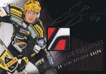 2011-12 Cardset Finland - Signature Sensations Exchange #NNO Sami Kapanen Front