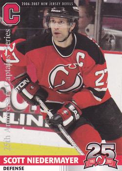 2006-07 25th Anniversary Captains' Series New Jersey Devils #NNO Scott Niedermayer Front