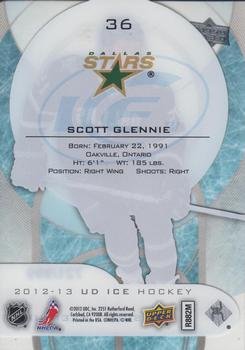 2012-13 Upper Deck Black Diamond - 2012-13 Upper Deck Ice #36 Scott Glennie Back