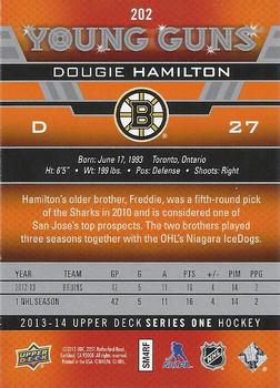 2013-14 Upper Deck #202 Dougie Hamilton Back