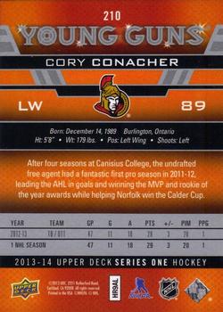 2013-14 Upper Deck #210 Cory Conacher Back