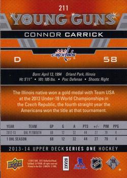 2013-14 Upper Deck #211 Connor Carrick Back