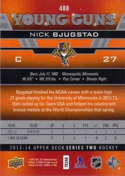2013-14 Upper Deck #488 Nick Bjugstad Back